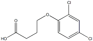 4(2,4-DICHLOROPHENOXY)BUTANICACID Struktur