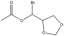 4-BROMOACETOXYMETHYL-1,3-DIOXOLANE Struktur