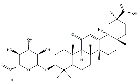 GLYCYRRHETICACIDMONOGLUCURONIDE Struktur