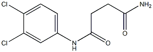 N-(3,4-DICHLOROPHENYL)SICCINAMIDE Struktur