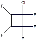 3-CHLOROPENTAFLUOROCYCLOBUTENE Struktur