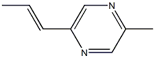 2-METHYL-5-PROPENYLPYRAZINE Struktur