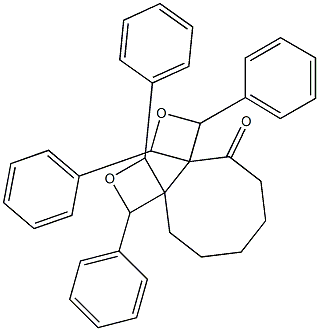 DIEPOXYDIBENZYLCYCLOOCTANONE Struktur