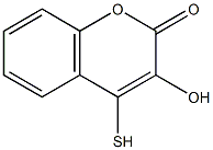 MERCAPTOHYDROXYCOUMARIN Struktur