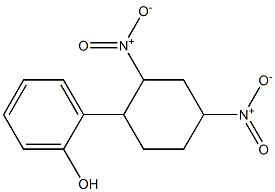 2,4-DINITROCYCLOHEXYLPHENOL Struktur