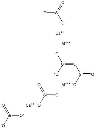 SILICICACID,ALUMINIUMCALCIUMSALT Struktur