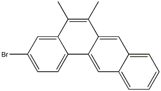 3-BROMODIMETHYLBENZANTHRACENE Struktur