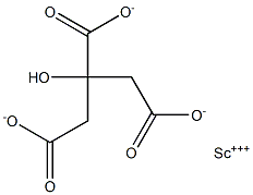 SCANDIUMCITRATE Struktur