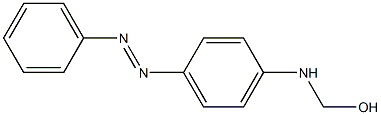 4HYDROXYMETHYLAMINOAZOBENZENE Struktur