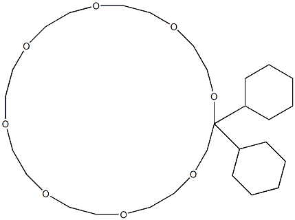 DICYCLOHEXYL24-CROWN-8ETHER Struktur