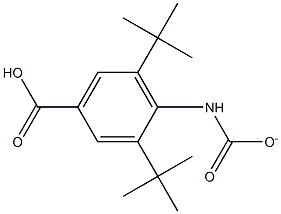 2,6-DI-TERT-BUTYL-4-CARBOXYPHENYLCARBAMATE Struktur