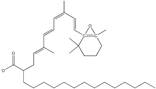 5,6-EPOXYRETINYLPALMITATE Struktur