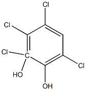 2,3,4,6-TETRACHLOROCATECHOL Struktur