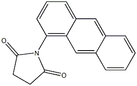 N-(1-ANTHRACENYL)SUCCINIMIDE Struktur