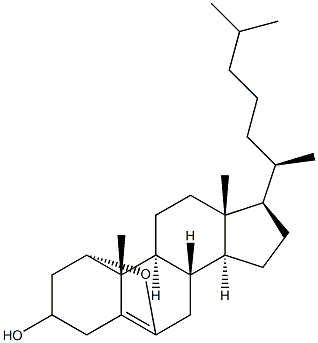 CHOLESTEROL-1A,6A,EPOXIDE Struktur