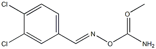 3,4-DICHLOROBENZALDEHYDE-O-METHYLCARBAMOYLOXIME Struktur