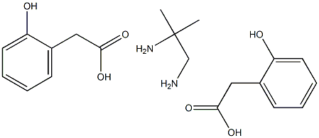 DIMETHYLETHYLENEDIAMINEDI(2-HYDROXYPHENYLACETATE) Struktur