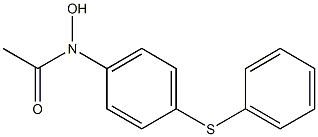 4-HYDROXYACETYLAMINE-DIPHENYLTHIOETHER Struktur