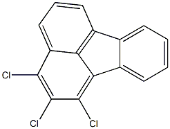 TRICHLOROFLUORANTHENE Struktur