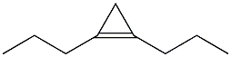 1,2-DIPROPYLCYCLOPROPENE Struktur