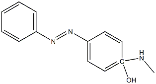 4'-HYDROXY-N-METHYL-4'-AMINOAZOBENZENE Struktur