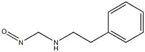 N-NITROSOMETHYL-(2-PHENYLETHYL)AMINE Struktur