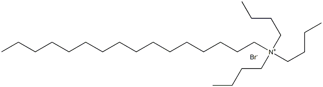 CETYLTRIBUTYLAMMONIUMBROMIDE Struktur