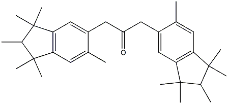 KETONE,1,1,2,3,3,6-HEXAMETHYLINDAN-5-YLMETHYL Struktur