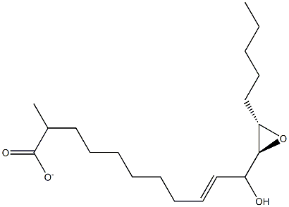 OCTADECENOATE,METHYLTRANS-12,13-EPOXY-11-HYDROXY-9- Struktur