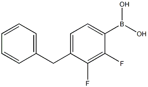 2,3-Difluoro-4-benzylphenylboronicacid Struktur