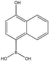 4-Hydroxyl-1-naphthaleneboronicacid Struktur