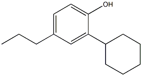 4-trans-n-Propylcyclohexylphenol Struktur