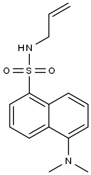 N-Allyl-5-(dimethylamino)naphthalene-1-sulfonamide Struktur