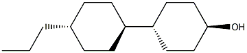 Trans-4-(trans-4-n-Propylcyclohexyl)cyclohexanol Struktur