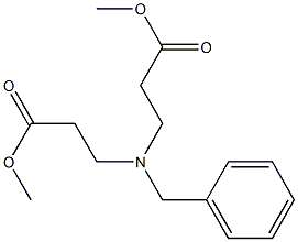 N,N-Bis[-(methoxycarbonyl)ethtl]benzylamine Struktur