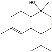 1,6-dimethyl-4-propan-2-yl-3,4,4a,7,8,8a-hexahydro-2H-naphthalen-1-ol Struktur