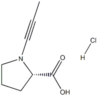 (R)-alpha-Propynyl-proline hydrochloride Struktur