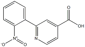 2-(2-Nitrophenyl)-isonicotinic acid Struktur