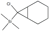 (7-chloronorcaran-7-yl)-trimethyl-silane Struktur