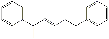 [(E)-6-phenylhex-3-en-2-yl]benzene Struktur