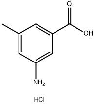 3-Amino-5-methylbenzoic acid Struktur