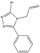 (4-Allyl-5-phenyl-4H-[1,2,4]triazol-3-ylsulfanyl)- Struktur