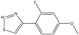 [4-(2-Fluoro-4-methoxy-phenyl)-thiazol-2-yl]- Struktur