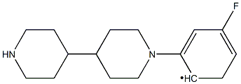 [4,4']Bipiperidinyl-1-yl-(4-fluoro-phenyl)- Struktur