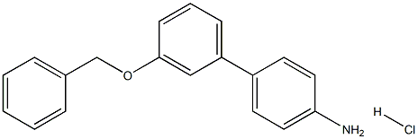 3'-Benzyloxy-biphenyl-4-ylamine hydrochloride Struktur