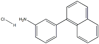 3-Naphthalen-1-yl-phenylamine hydrochloride Struktur