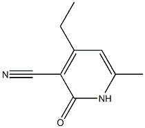 Ethyl 3-Cyano-6-methyl-2-oxo-1,2-dihydro-pyridine- Struktur