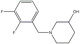 1-(2,3-difluorobenzyl)piperidin-3-ol Struktur