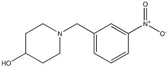 1-(3-nitrobenzyl)piperidin-4-ol Struktur