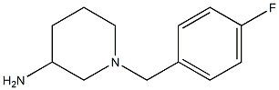 1-(4-fluorobenzyl)piperidin-3-amine Struktur